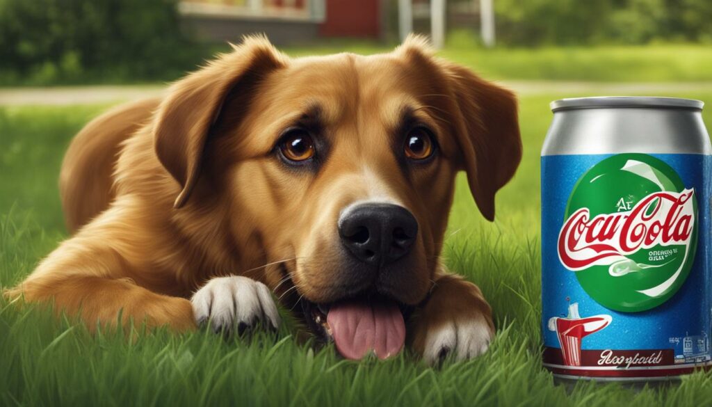 Dürfen Hunde Cola trinken?