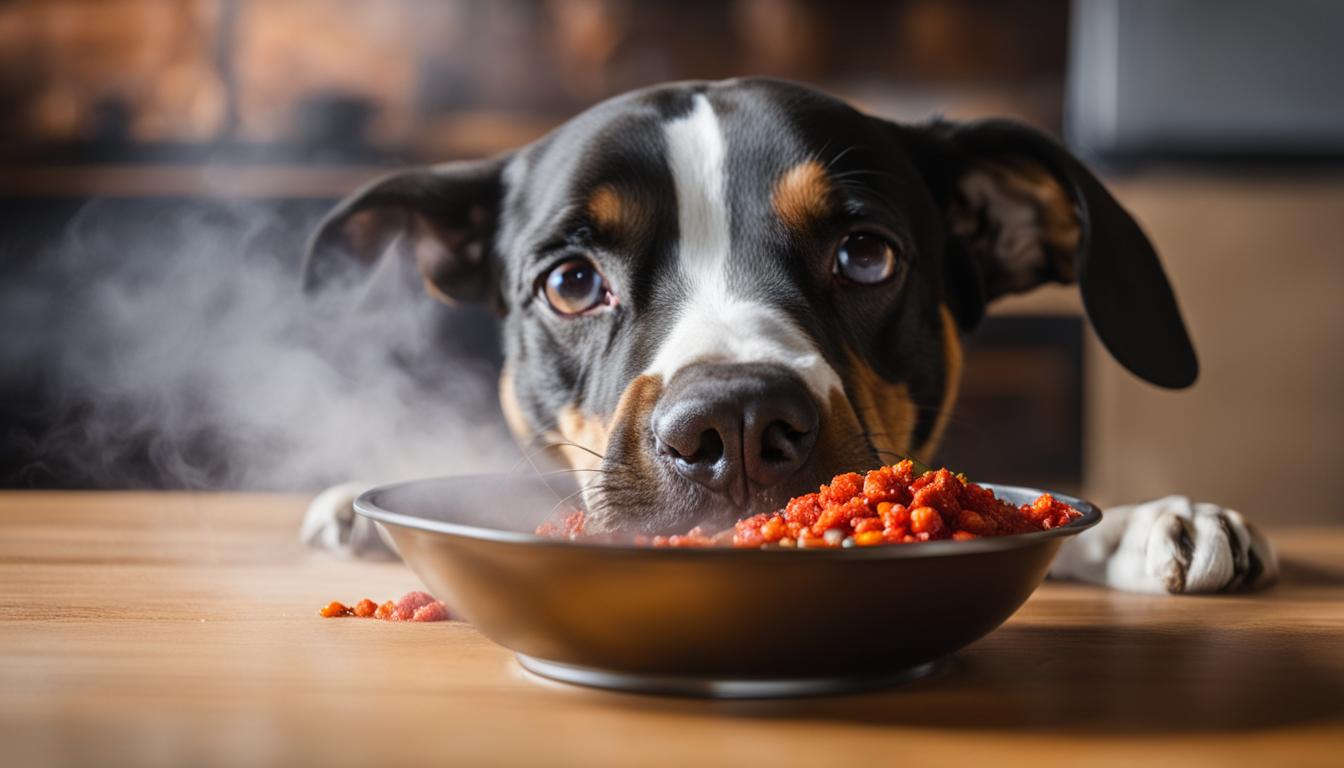 Dürfen Hunde scharf essen?