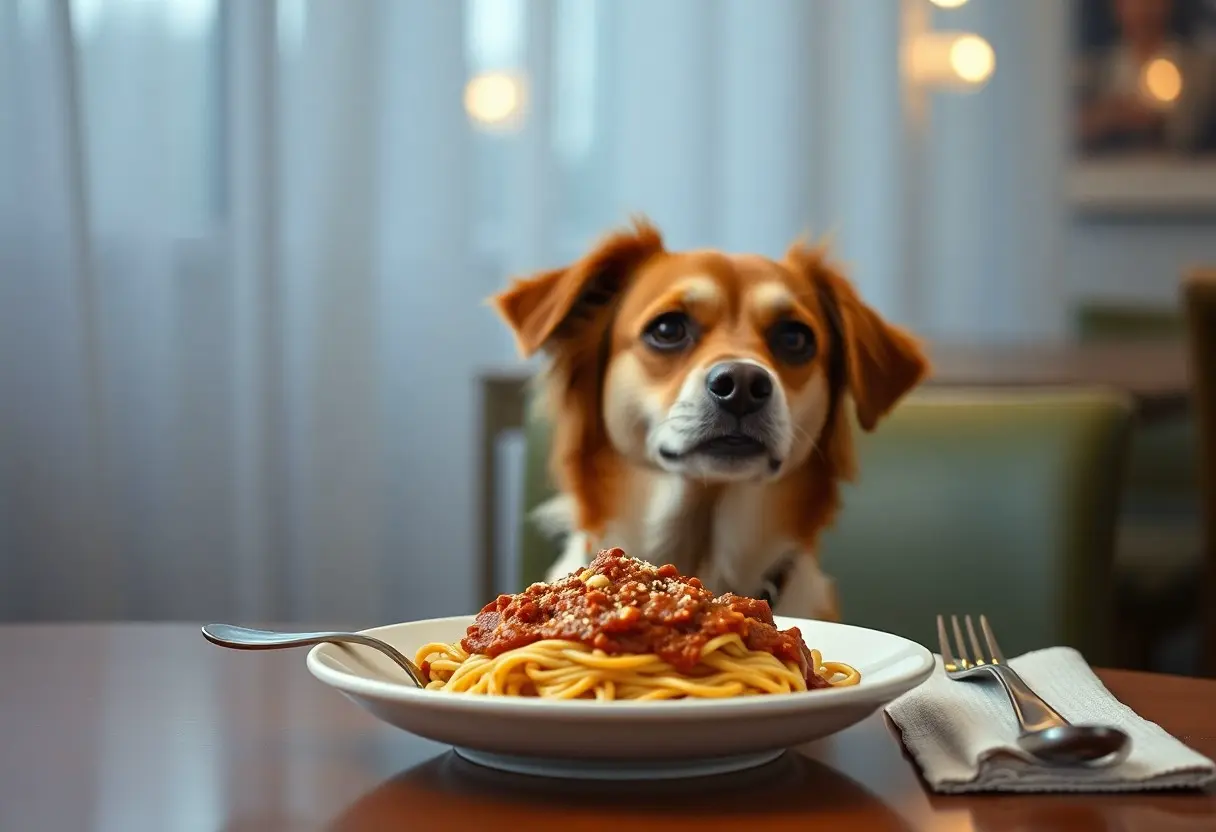 Dürfen Hunde Nudeln Bolognese essen?
