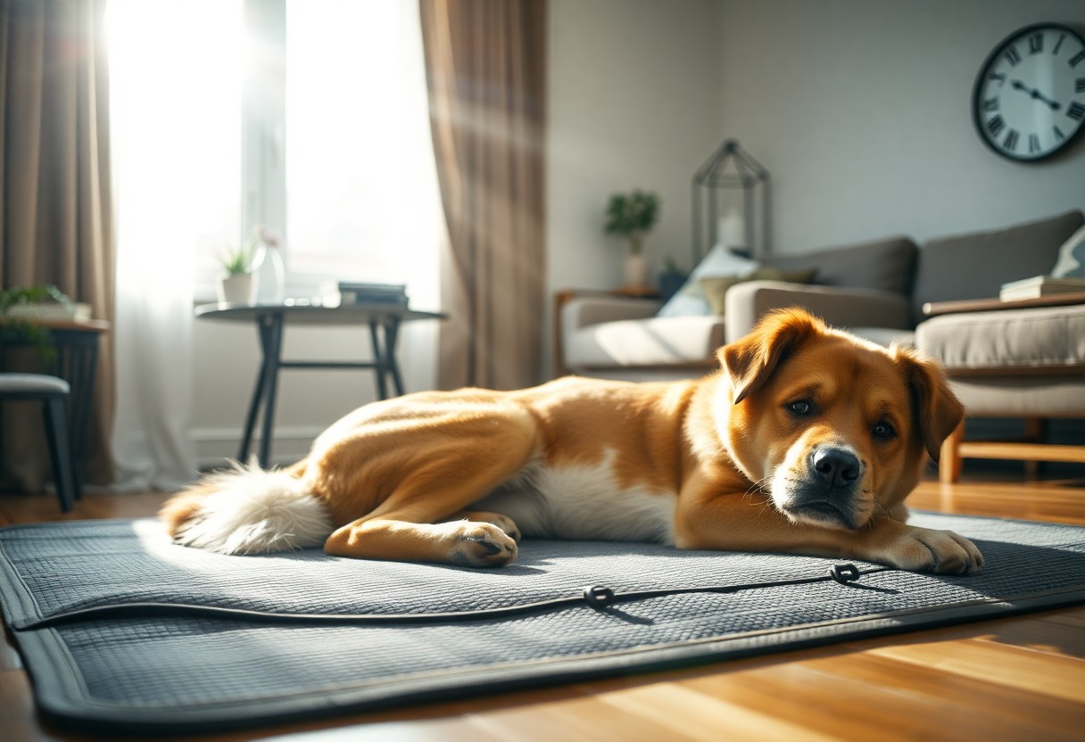 Wie lange darf ein Hund auf einer Kühlmatte liegen?