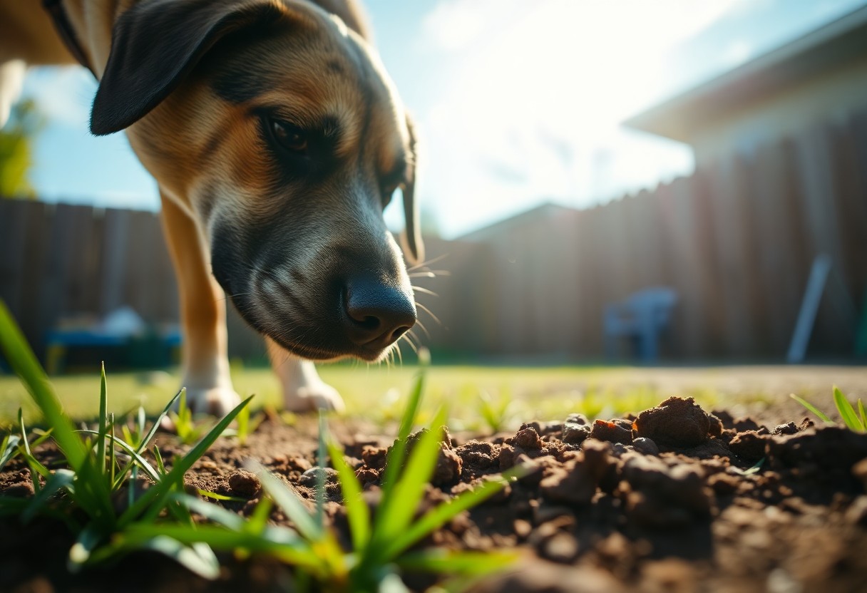Warum frisst ein Hund Erde?