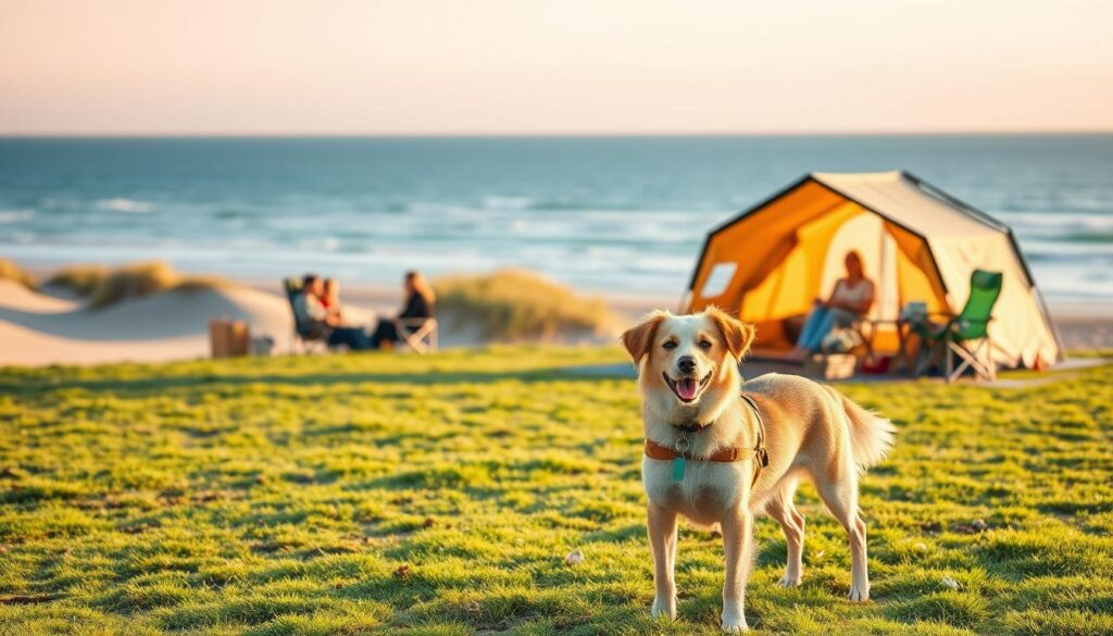 5 sterne camping holland mit hund am meer
