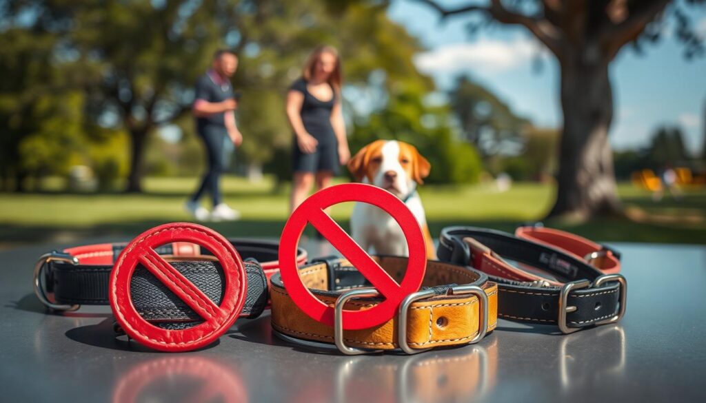 Zughalsband Hund Verboten -Verbotene Halsbänder für Hunde